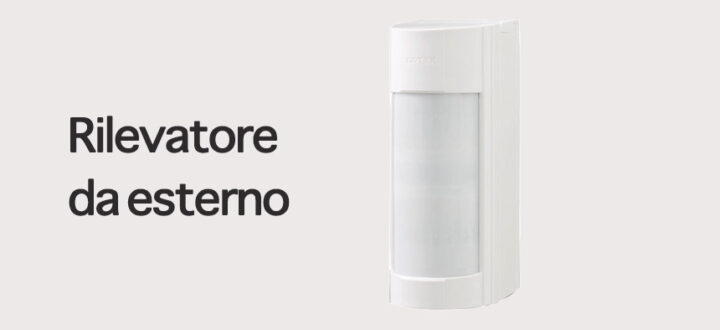 Rilevatore da esterno